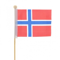 Bijsteker 50cm Vlag Noorwegen 8*11cm
