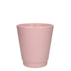Keramiek Phal.pot Hearts D13*14.5cm