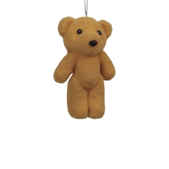 Valentijn Deco Hanger Beer Flock 12cm