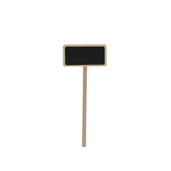 Bloemisterij Steeketiket Hout D06/3*14cm