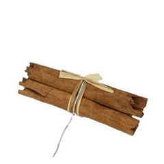 Droogvrucht Kaneel+raffia/draad 8cm X20