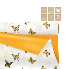 Folie Rol 80cm 25m Duo Mat Floraison Clayrton