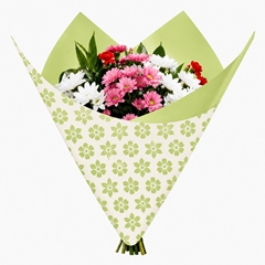 Folie Vel 80*90cm Clear Flowers X50