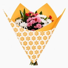 Folie Vel 80*90cm Clear Flowers X50