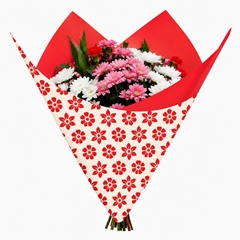 Folie Vel 80*90cm Clear Flowers X50