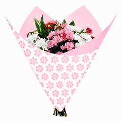 Folie Vel 80*90cm Clear Flowers X50