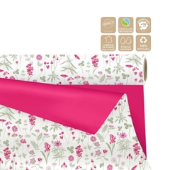 Folie Rol 80cm 25m Duo Mat Flowers Clayrton