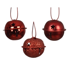 Kerst Deco Kerstbellen 30mm X12