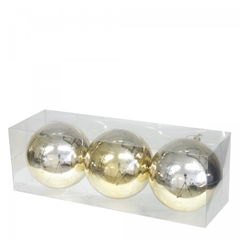 Kerstbal Bal Kunststof 120mm X3