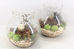 Arr4 Amaryllis Pl - Glas Bol Nek Kl. X6 19P 24cm