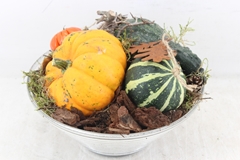 Arr4 Sierfruit Mb - Glas Ribbel Schaal 20P 20cm