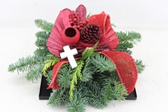 Arr4 Outdoor Mb - Allerheiligen Zink Plate 4kant Red 28P 24cm