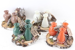 Arr2 Mb - Hout Schijf 3fles Colour Mix 18P 18cm