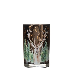 Kerst Theelicht Deer D12*18cm