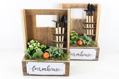 Arr2 Td - Hout Farmhouse - Oranje/wit 26P 42cm