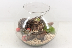 Arr4 Amayllis Mb - Glas Bol Xl Red 23P 26cm