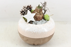 Arr4 Amaryllis Mb - Ker. Bolpot White X3 21P 28cm